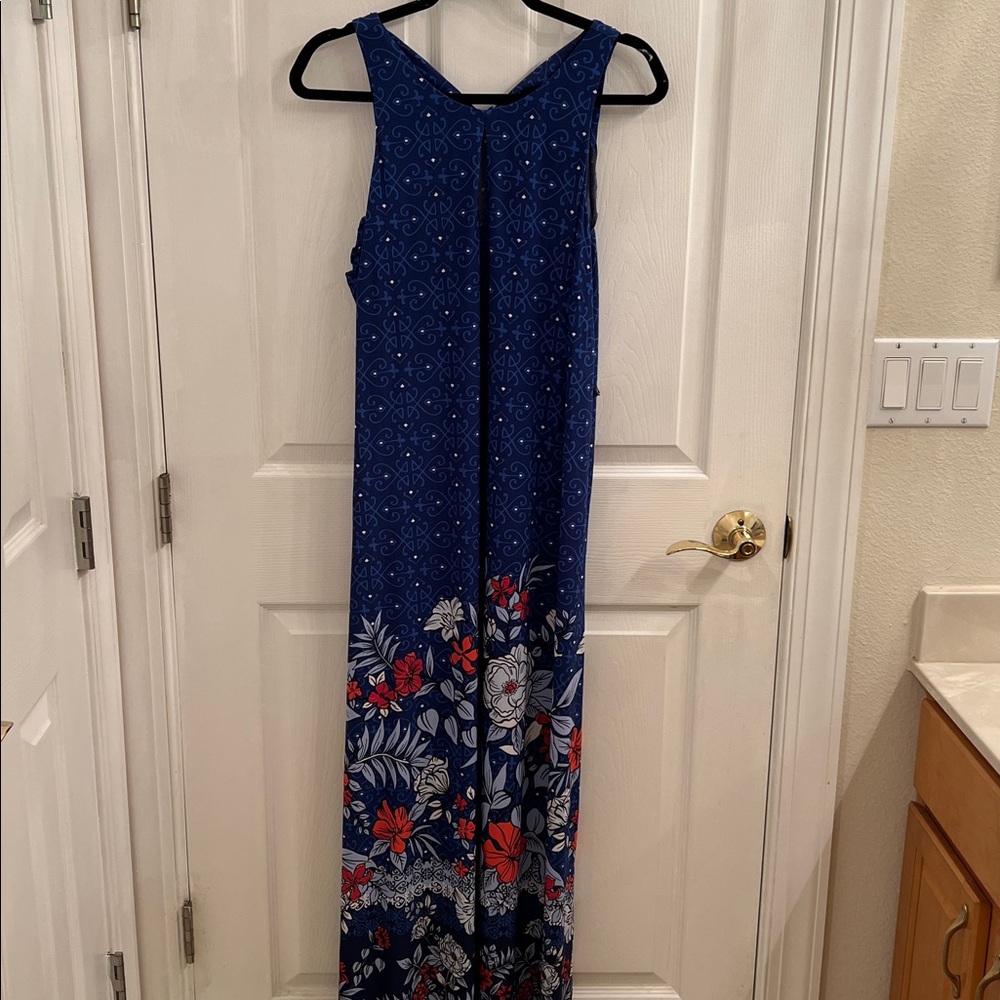 Tommy Bahama Blue Floral Maxi Dress